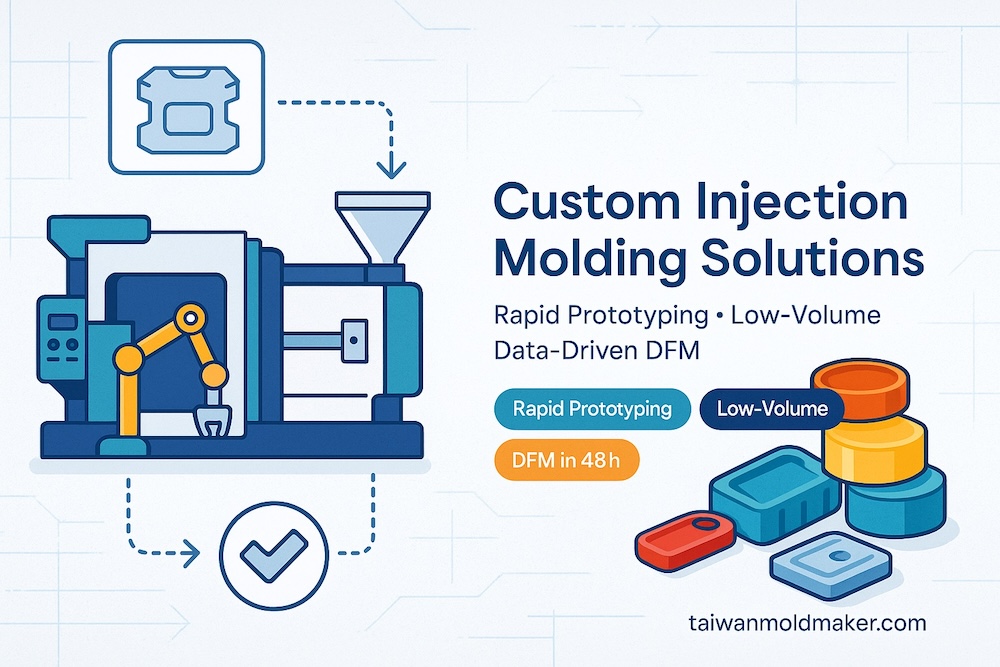 How Custom Injection Molding, Rapid Prototyping & Low-Volume Runs Drive Product Innovation How Custom Injection Molding, Rapid Prototyping & Low-Volume Runs Drive Product Innovation